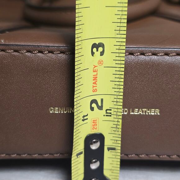 Coach Mens Leather Metropolitan Slim Briefcase Shoulder Handbag Brown - Picture 10 of 12